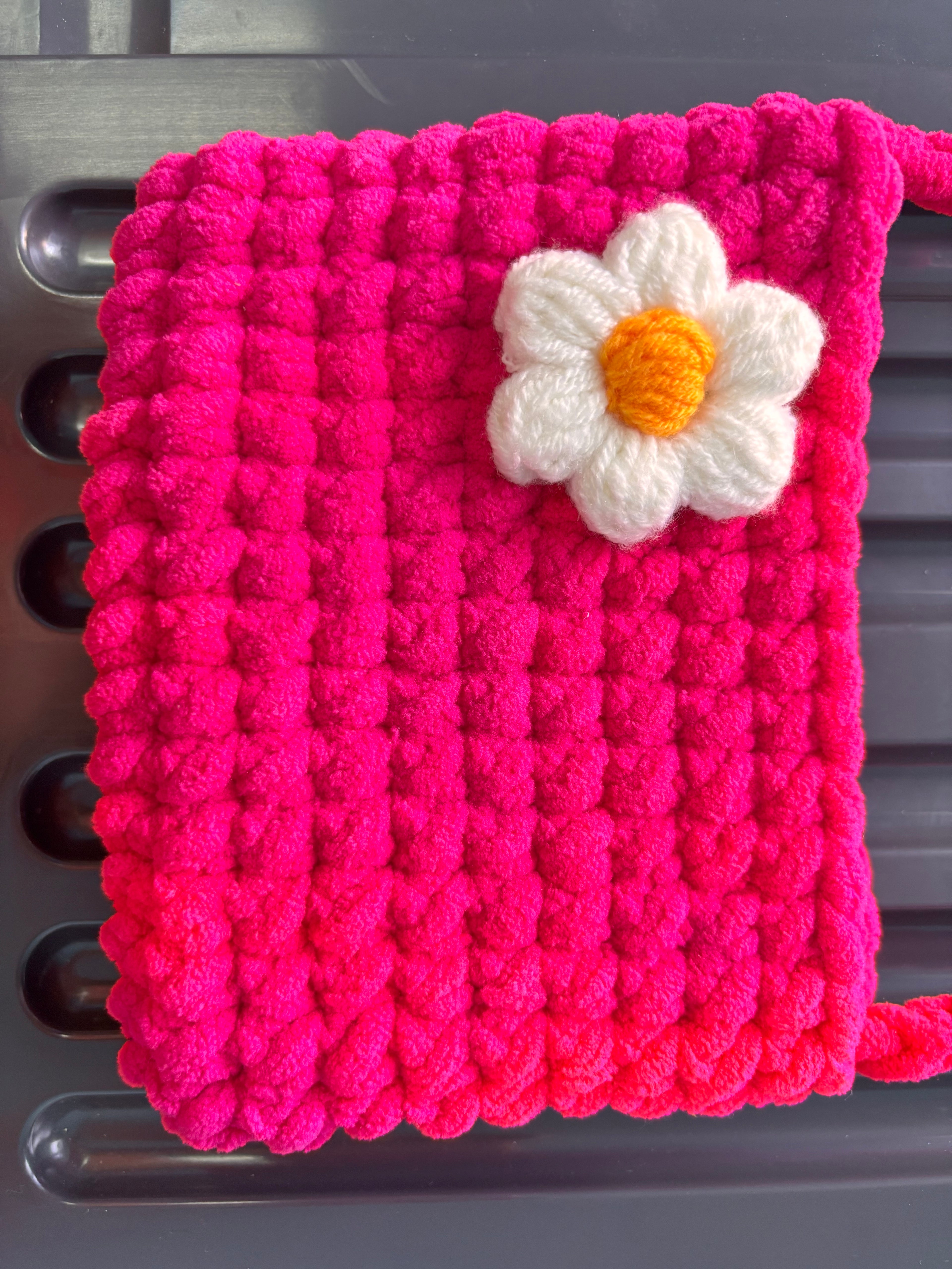 Crochet cute plush yarn bags for girls | Nesty Crafters