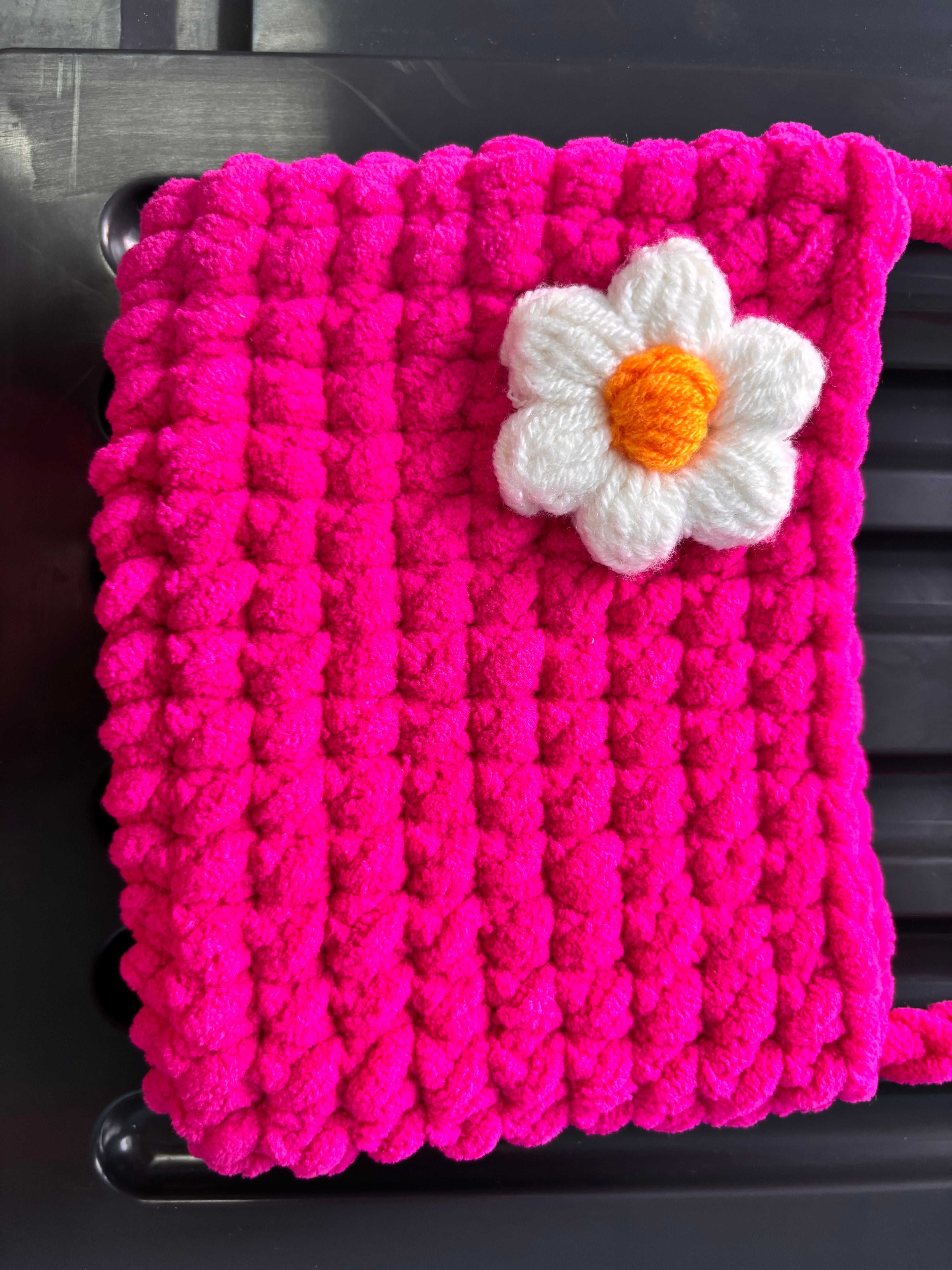 Crochet cute plush yarn bags for girls | Nesty Crafters