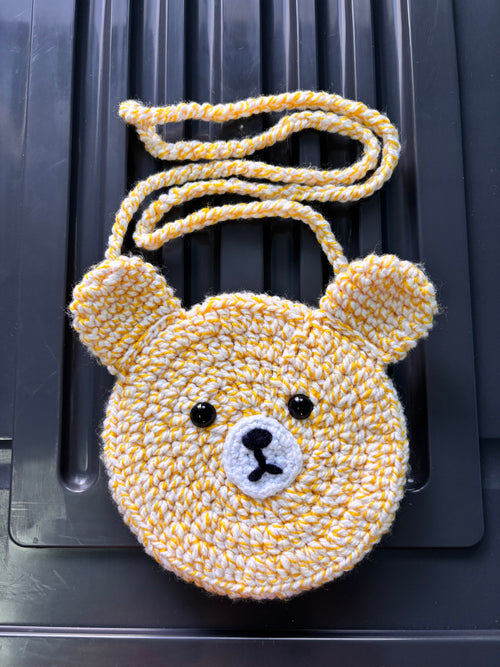 Crochet bunny bag for girls